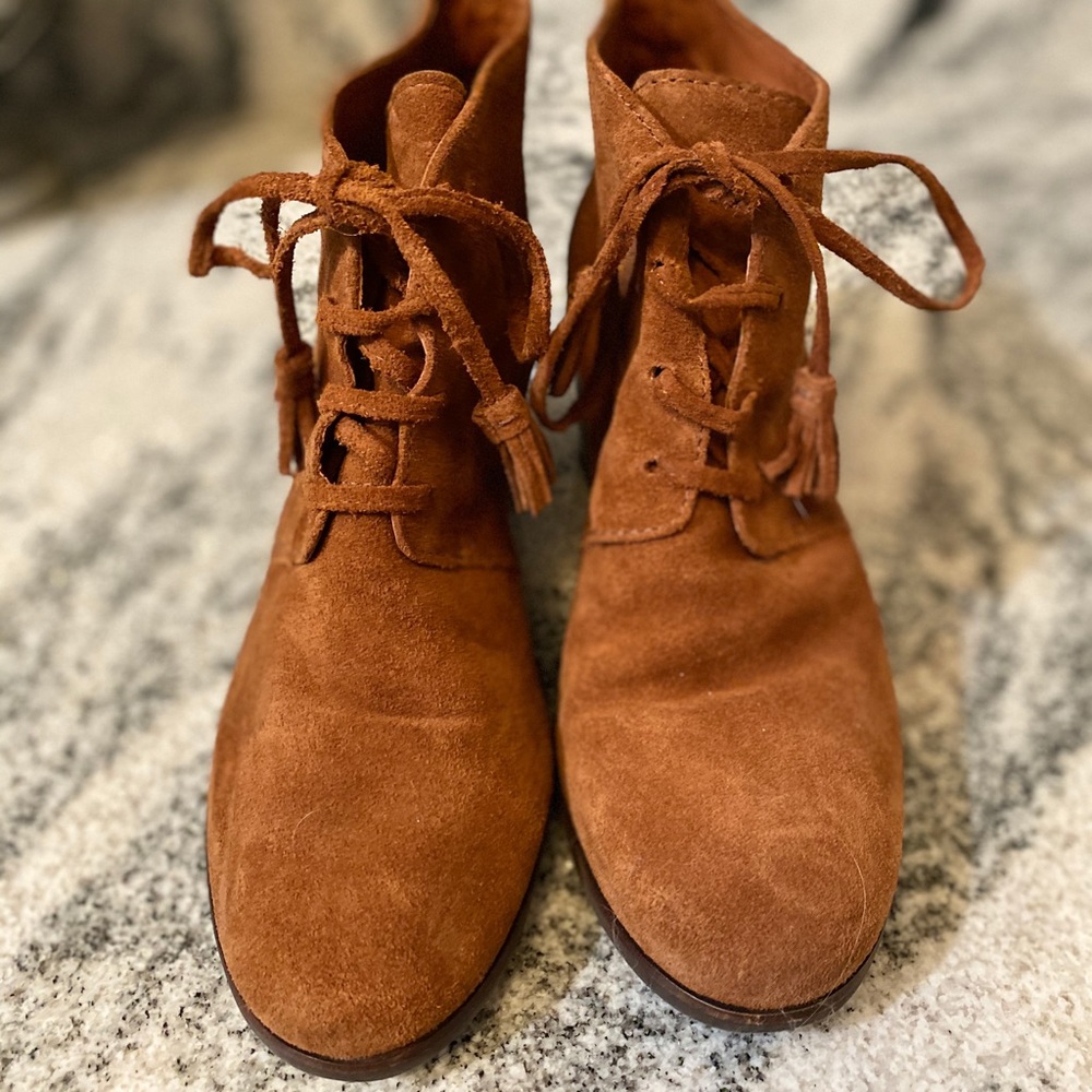 Nurture Suede Booties